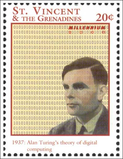 Alan Turing Stamp